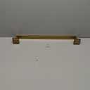 TQKAG Single Towel Bar Brushed Gold 23.6 Inch Bathroom Towel Holder Rail Stainless Steel Wall Mounted Bath Towel Hanger.