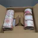 GOSO 2pcs Medium Lampshade Polyester Printing Flowers and Birds Drum Lamp Shade For TableLamp,Floor Lamps,Wall Hanging,Diy Pendant Light,Spider Fitter 13"Top x 13"Bottom x 10"High,Assembly Required, Multicolour-3, 13*13*10IN - 2PC