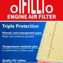 OIFILLIO Engine Cabin Air Filter for Tundra (2022 2023 2024 2025), Sequoia (2023-2025), Replace 17801-F4010, 87139-50110
