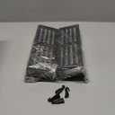 Magnetic Spice Rack for Refrigerator, 4 Pack Magnetic Shelf, Fridge Magnet Organizer with Moveable 8 Hooks, Magnetic Fridge Shelf for Kitchen Organization and Storage (4 Pack) Black