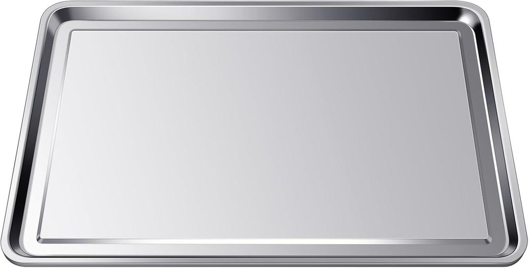 Gisafai Stainless Steel Oil Drip Pan for Under Car Metal Automotive 35.43 x 23.62 Inch Large Drip Tray Oil Catch Pan Replacement Tray Rust Resistant Motorcycle Keep Floor Clean(1 pc)