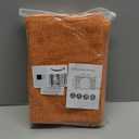 Home Brilliant Cloth Placemats Set of 6 Heat Resistant Dining Table Place Mats for Kitchen Table Fall Party Thanksgiving Decorations Decor, 13 x 19 inches, Orange