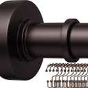 Bronze Shower Curtain Rogs 18-72 Inches, Bronze