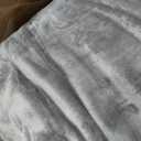 Berkshire Blanket VelvetLoft Big Oversized King Family Blanket, All Season Mid-Weight Ultra Silky and Fuzzy, Seamless Extra Large(Charcoal Gray, 120x120 Inches)