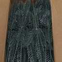 Hananona 50 Pcs Artificial Pine Branches Green Plants Pine Needles DIY Accessories for Garland Wreath Christmas and Home Garden Decor (50, Green)