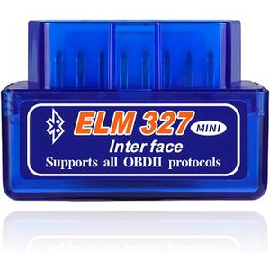 KVAEY OBDII Car Auto Diagnostic Scanner, ELM327 Automotive Bluetooth Scan Tool and Code Reader, Professional Car Bluetooth Engine Fault Code Reader, Universal Car Accessories (1 PCS)