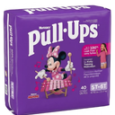 Pull-Ups Girls' Potty Training Pants, Size 5T-6T Training Underwear (46+ lbs), 40 Count
