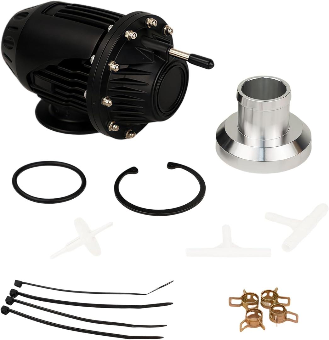 Aluminum Replacement Component Kit with Direct-Fit Adapter, Black Finish, Automotive Part