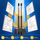 ARANA Rear Window Struts for Honda Pilot 2009-2015, Rear Glass Window Replacement Shocks Fits 2009-2015 Honda Pilot Base/EX/EX-L/EXL/LX/SE/Touring Models(Not The Liftgate), 2 Pcs