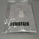 Men's Dress Shirts Solid Wrinkle-Free Long Sleeve Button Down Shirt Regular Fit Formal Shirts (M)