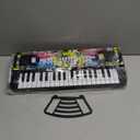 Kids Keyboard Piano, 37 Keys Keyboard Electric Digital Piano, Early Learning Educational Musical Toys Piano for Kids Toddlers Beginners with Music Stand, Microphone - Christmas Birthday Gifts, Black