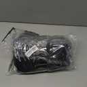 Gash Hao Mens Snow Ski Waterproof Softshell Snowboard Pants Outdoor Hiking Fleece Lined Zipper Bottom Leg (34W x 30L, Black)