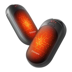OCOOPA Magnetic Rechargeable Hand Warmers, 16 Hrs Total Warmth 2-Pack, Ultra-Thin Portable Electric Hand Warmer 3 Heat Levels, Raynaud's Relief, Ideal Golf, Hunting, Camping, Winter Gifts, UT3 Lite