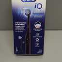 Oral-B Rechargeable Electric Toothbrush, iO2 Starter Kit, 3 Cleaning Modes, Automatic Pressure Sensor to Protect Gums, 2 Brush Heads, Night Black