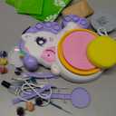 Pottery Wheel for Kids, Arts and Crafts for Kids Ages 8-12, Complete Pottery Painting Craft Kit with Clay, Art Supplies for Kids Toys Girls Birthday Christmas Gift for 6 7 8 9 10 11 12+, Purple