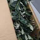 OXLLXO 7.2ft Artificial Olive Tree (85in) with Plastic Nursery Pot Faux Olive Silk Tree, Fruits Fake Plant for Office House Farmhouse Living Room Home Decor (Indoor/Outdoor)