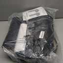 Elantrip 2PCs Front Car Seat Covers Leather Water Proof Seat Protector Universal fit for Most Cars SUVs and Trucks Black