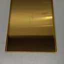 Gold Rectangle Trays, 12x8 inch Stainless Steel Metal Gold Plate Serving Tray Rectangle Decorative Cosmetic Jewelry Display Tray for Living Room, Vanity, Bathroom (11.9" x 8" x 0.6")