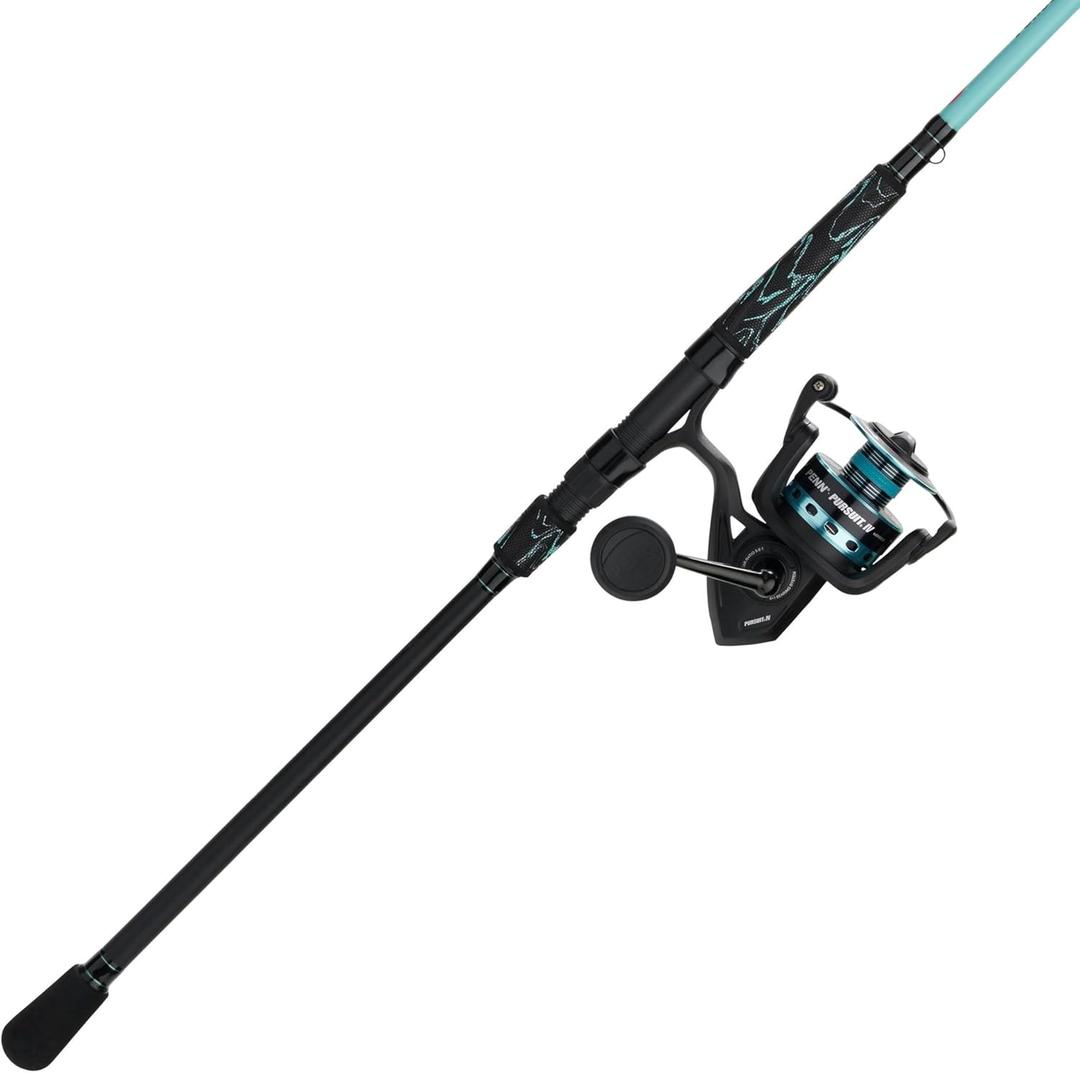 PENN Pursuit III & Pursuit IV Spinning Reel and Fishing Rod Combo (6000 Size Reel - 9' - Medium Heavy - 2pc)