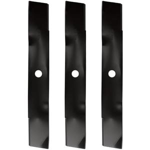 ILONPA 48 inch Lawn Mower High Lift Blades for John Deere M145476 SST18 X300 X304 X320 GX325 GX345 X380 X384 Z355E 48" Deck Lawn Mower Replace John Dee re M145476 M127500 M127673, Black