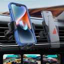 Lamicall 2026 Wider Clamp & Metal Hook Car Phone Holder Vent [Thick Cases Friendly] Phone Holders for Your Car Mount Gfts Hands Free Accessories for Women Men for iPhone 16 Pro Max MoM Interior Sets