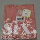 6th Birthday Shirt Girl Birthday Toddler Outfit 6 Year Old Girls six Happy Bday Sixth Gift (Pink)