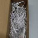 BrizLabs Snowflake Lights, 40 LED 16.08ft Christmas Lights with Remote, Twinkle Snowflake String Lights Battery Operated, 8 Modes Xmas Light Waterproof for Outdoor Indoor Tree Room Decor, Warm White