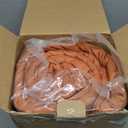 BOURINA Ultrasonic Quilt Set 3-Piece King/CK Bedding Set Pre-Washed Microfiber Ultra Soft Lightweight Star Bedspread Coverlet Set for All Season, Orange