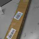 LazBlinds No Drill TDBU Roman Shades, Blackout - White, 35" W x 72" H