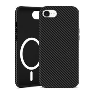 Jusy Compatible with Magsafe Phone Case for iPhone 13/14, Minimalist Design iPhone Cover with Wireless Charging（Matte） - Black