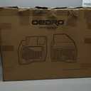 OEDRO Upgraded Floor Mats Fit for Toyota Tacoma 2016-2023 (Only for Double Cab & Automatic), All Weather TPE Tacoma Floor Liner Front and Rear 2 Row Mats,Black