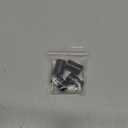 MECCANIXITY 4pcs M6 Metal Spacers, M6 x 1/2" OD x 3/4" L Aluminum Spacer Round Unthreaded Standoff Bushing Plain Finish for Screw Bolts, Black