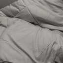 Utopia Bedding Comforter Duvet Insert, Quilted Comforter with Corner Tabs, Box Stitched Down Alternative Comforters Queen Size (Light Grey)