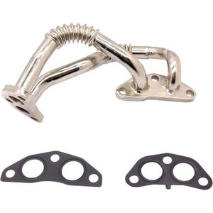 04004-29131 Engine Oil Cooler Line Hose Lower Pipe Assembly w/Gaskets for 2007-2016 Toyota Venza Highlander Sienna Lexus RX350 RX450h 3.5L 625-022 15767-31020 15785-31010 11496-31010