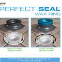 DANCO All-in-One Toilet Installation Kit, Perfect Seal Wax Ring & Zero Cut Bolts, Toilet Repair, Wax-Free, Mounting Toilet Bolts (10879X)
