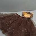 Century Star Sparkle Tutu for Toddler Girls Tulle Ballet Dance Skirt Princess Baby Kids Dress up Birthday Party 3 Layers 2-8T (Pink Purple Blue Tutu)