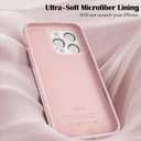 for iPhone 16 Pro Magnetic Case, Luxury Cute Soft Liquid Silicone Case for Women Girls Men Anti-Scratch Anti-Drop Bumper Shockproof Full Camera Lens Protection Cover for iPhone 16 Pro-Pink