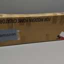 KES 30-Inch Kitchen Pan Pot Rack Wall Mounted Hanging Storage Organizer Wall Shelf with Hooks Matte Black, KUR215S75A-BK