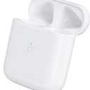 Wireless Charging Case for AirPods 1st/ 2nd Gen, Charger Case Replacement for Air Pod 1/2 Generation, Support Blue-Tooth Pairing Sync Button and Built-in 450 mAh, No Earbuds