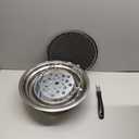 Multifunctional Charcoal Barbecue Grill, Household Korean BBQ Grill, Portable Camping Grill Stove, Tabletop Smoker Grill