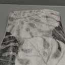 Wonnitar Tropical Washable Rugs 2x3, Non-Slip Leaf Rugs for Entryway Front Door Indoor Entrance, Monstera Plant Bath Mat Soft Low Pile Area Carpets for Bathroom Bedroom Decor, Khaki