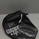 Cheer Garment Bags for Cheerleading Uniform Waterproof Hanging Garment Bags for Dance Costumes 40 Inch Clothes Bag with 5 Pockets and Side Zip Travel Storage Cheer Uniform(Black,White)