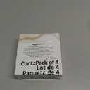 Amazon Basics Dry-Erase Whiteboard Erasers with Soft Pile, for School, Office, Home, and Classroom, Black, 4-Pack