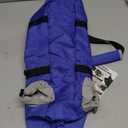 Cat Carrier Pouch, Soft Cat Grooming Restraint Bag for Vet Visits, Nail Trimming & Medication, Comfortable Cats Carry Bag with Bottom Support for Car Travel, Blue, Medium