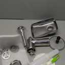 Huanyu Meat Grinder Manual - Food Grade 304 Stainless Steel with Sausage Stuffer and 2 Grinding Plates, Table Clamp | Heavy Duty for Beef, Chicken, Pork, Chili #M8