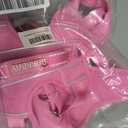 BARKBAY No Pull Dog Harness Large Reflective Dog Harness with Front Clip and Easy Control Handle for Walking Training Running with ID tag Pocket(Pink,XL)