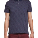 Mens Polo Shirt Navy, Size L