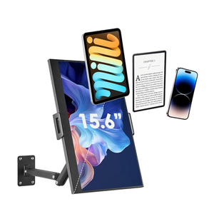 Tablet Wall Mount Holder for ipad,Portable Monitor Stand Mount for 15.6''Max,Aluminum Alloy 360°Adjustable Foldable Tablet Holder for Kindle,Work for 4.7''-12.9" iPad Pro Air Mini,Galaxy Tab,Tablets