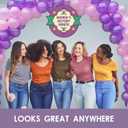 2 x Women's History Month Door Decorations, Purple Inspirational Women Empowerment Hanging Sign Wall Decor, International Women's Day Wreath for Home, School, Classroom, Bulletin Board, Wall, Hallway