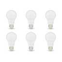 Amazon Basics A19 LED Light Bulbs, 60W Equivalent, 9W Energy Efficient, E26 Standard Base, Daylight White 5000K, Dimmable, 10,000 Hour Lifetime, 6-Pack
